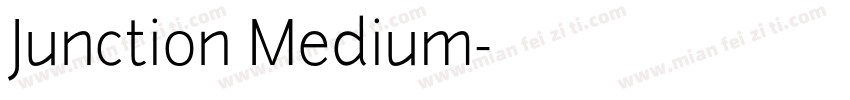 Junction Medium字体转换